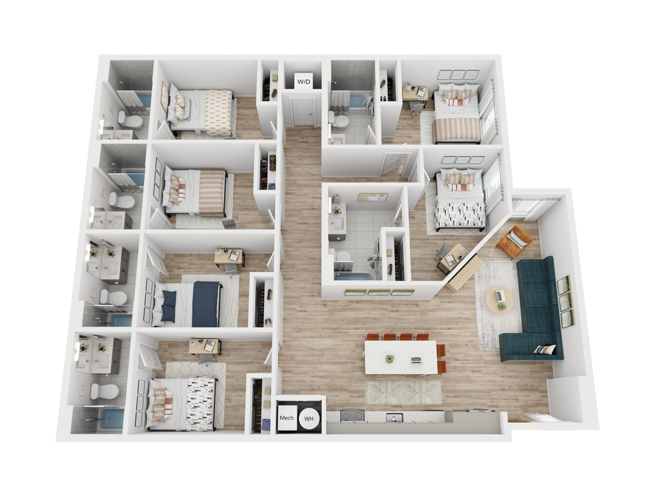 The Santa Fe – ID:1116372 Floorplan Image