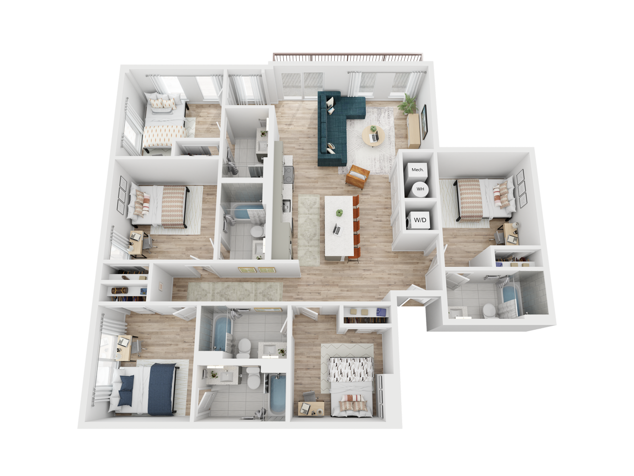 The Southwestern – ID:1116381 Floorplan Image