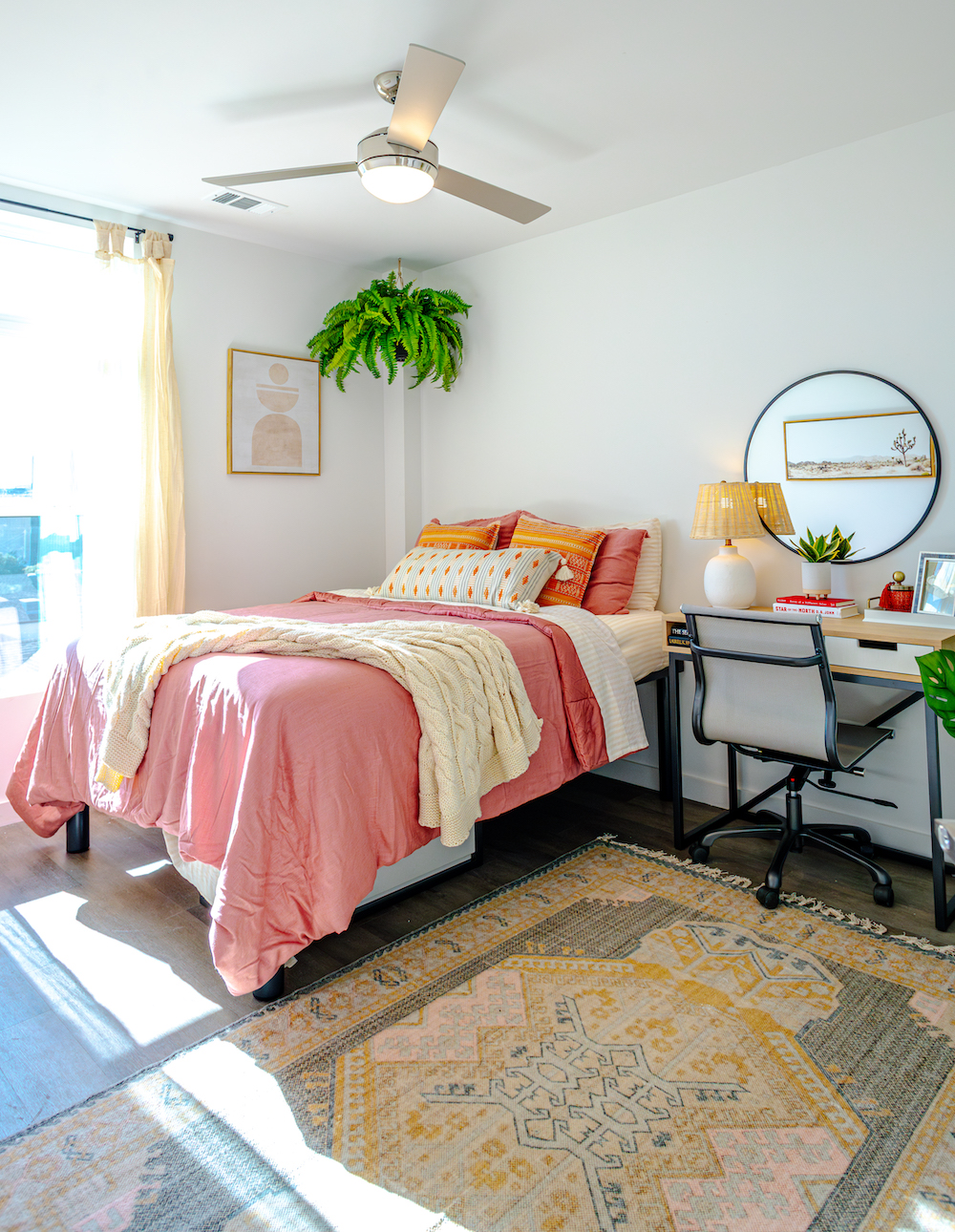 Interior image of Rambler bedroom with furniture and finishes.