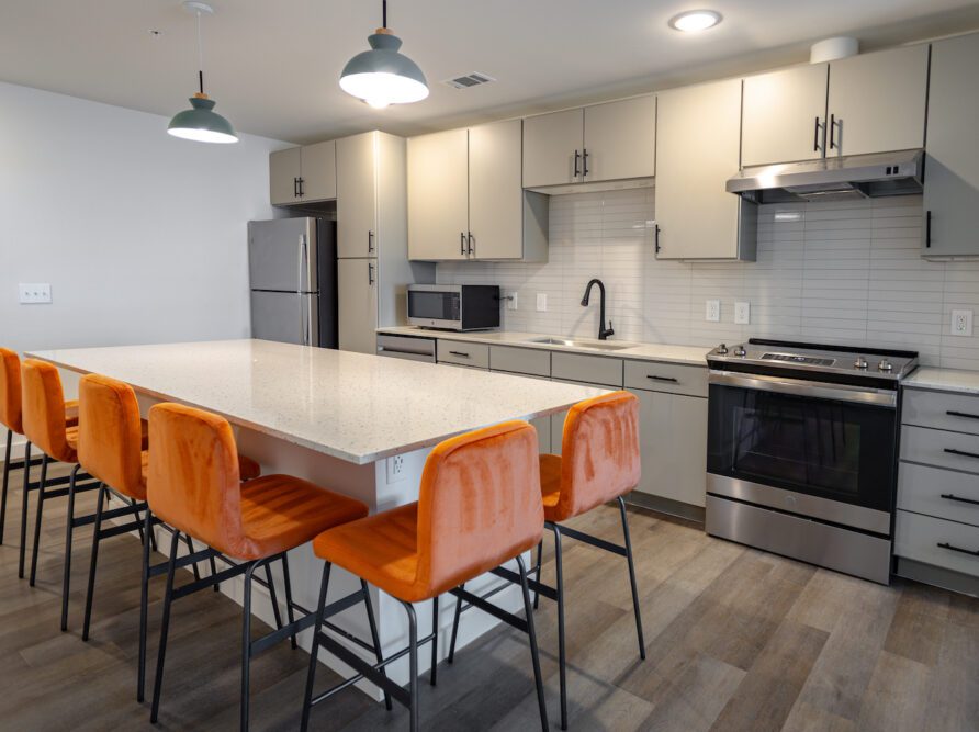 Interior image of Rambler kitchen with furnishings and appliances.