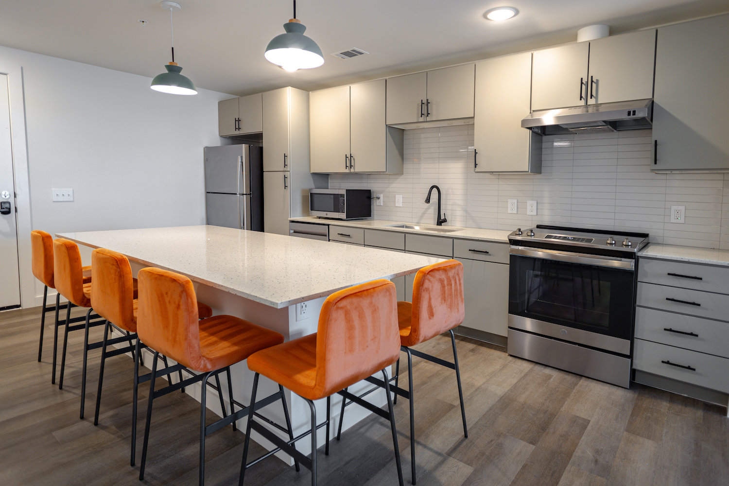 Interior image of Rambler kitchen with furnishings and appliances.