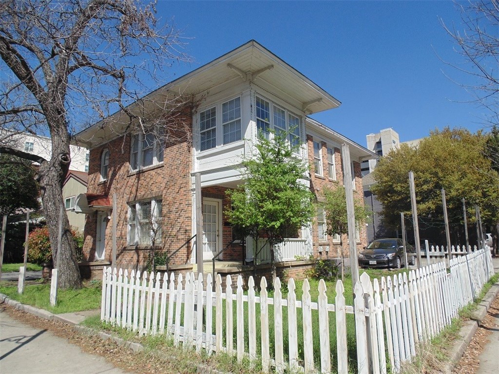 Traditional house in West Campus near UT Austin.