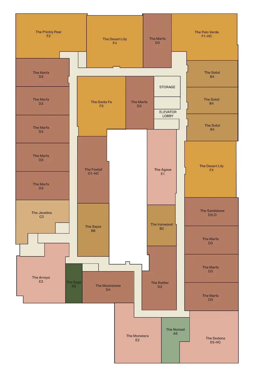 Rambler Sixth Floor Site Plan
