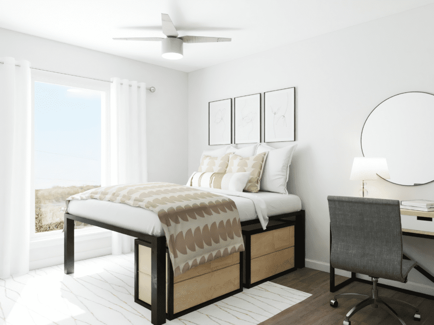 Interior Bedroom at Rambler ATX
