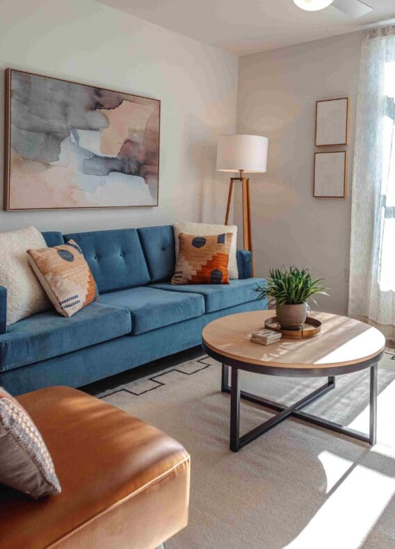 rendering of the living room rambler ATX