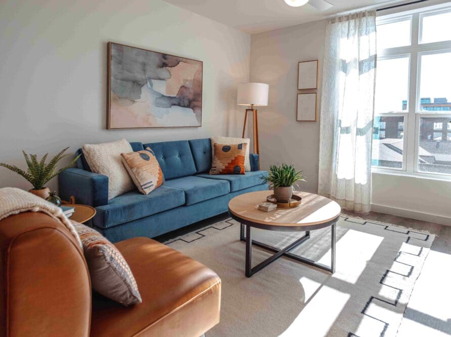 rendering of the living room rambler ATX